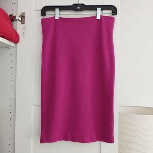 Women's Magenta Skirt (Stretchy)